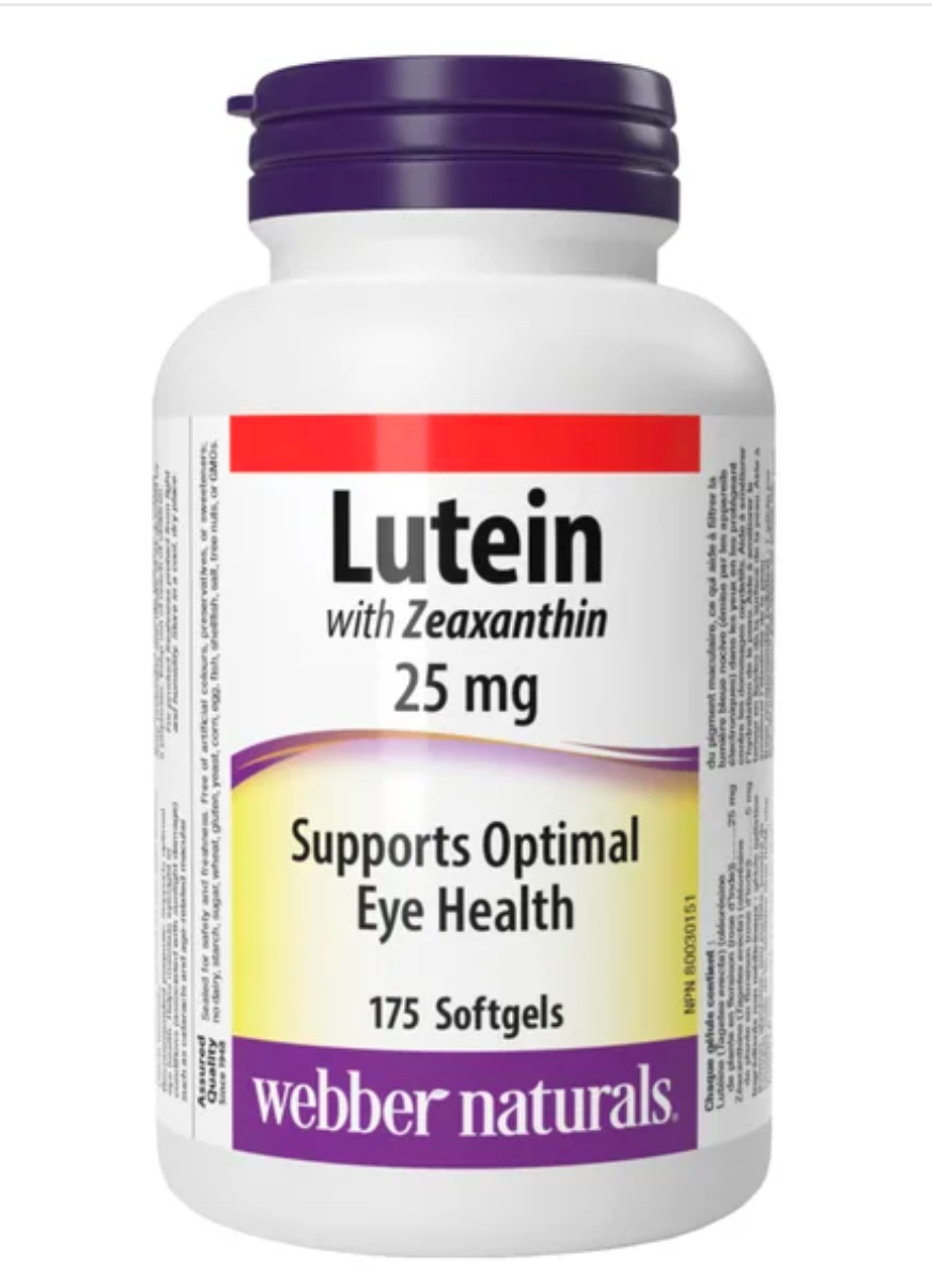 Webber Naturals 強效葉黃素 25mg 175粒 CC66