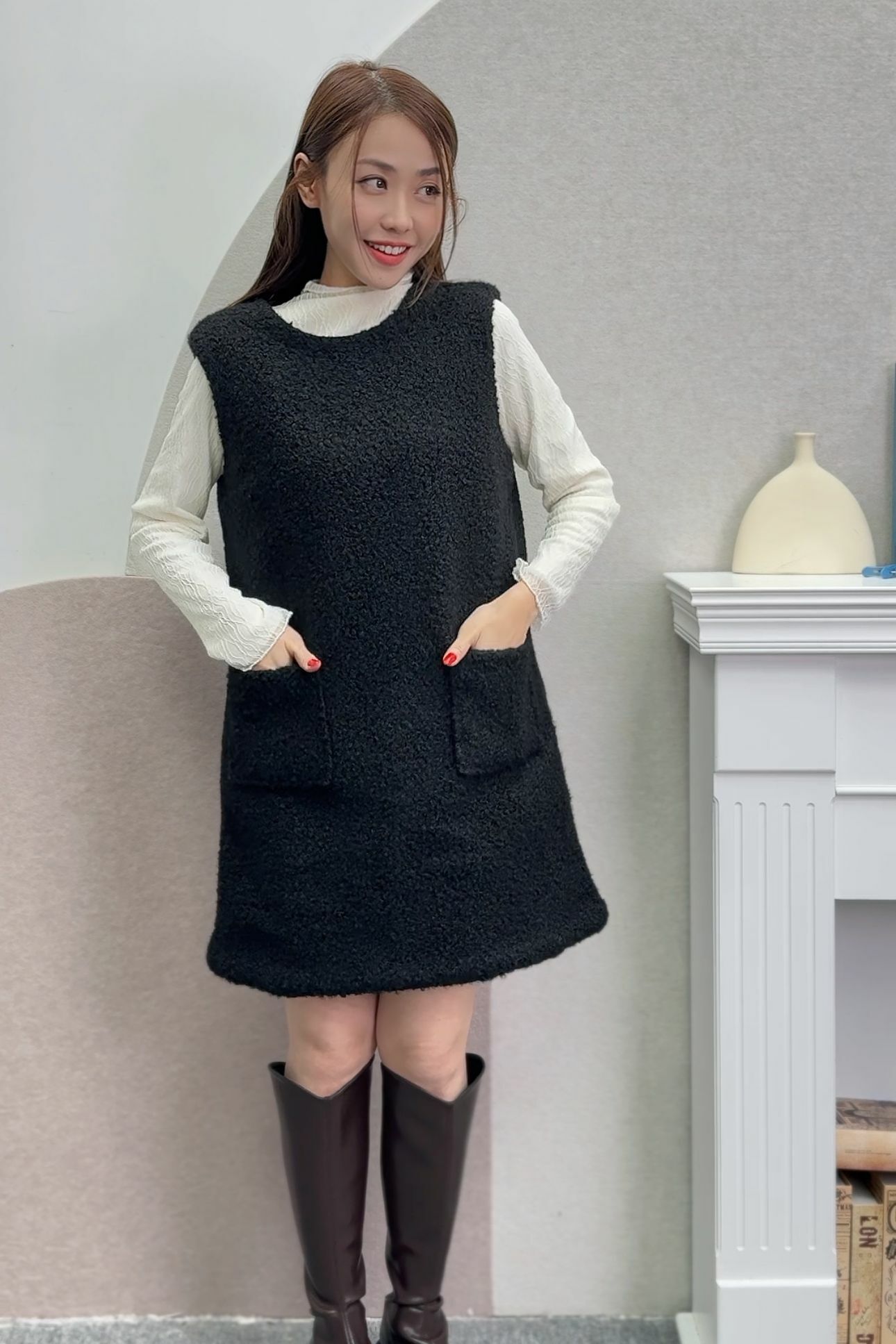 OP#6782🤍雲朵棉背心裙