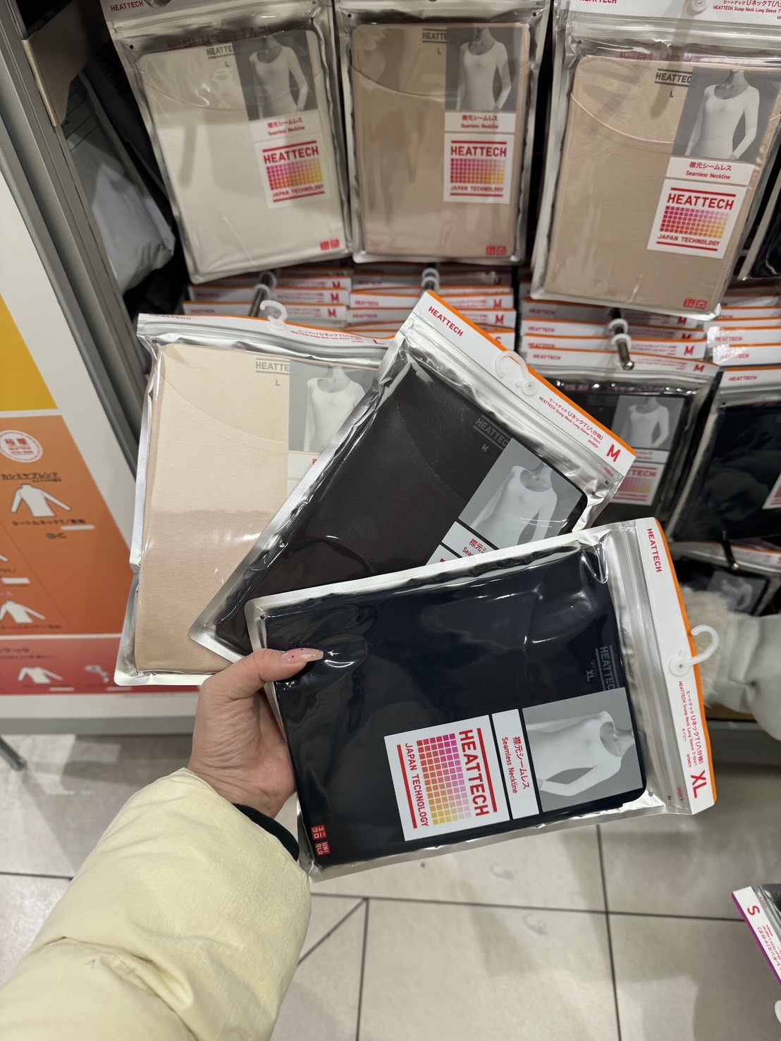 日本連線 Uniqlo 圓領長袖發熱衣