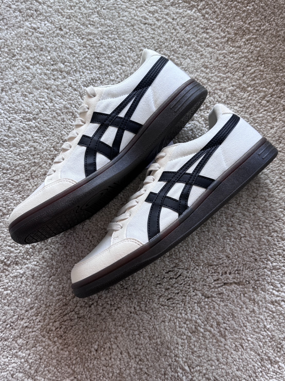 Onitsuka Tiger Advanti 鬼冢虎 黑白焦糖底 復古帆布鞋 1183B799-101