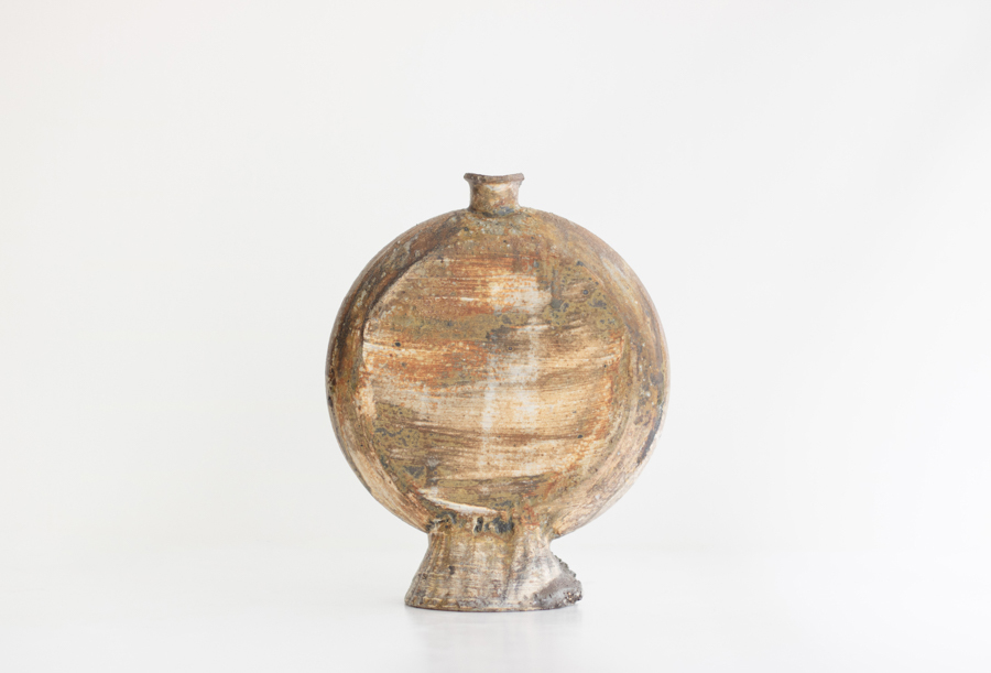 +g 山田隆太郎-窯變扁壺