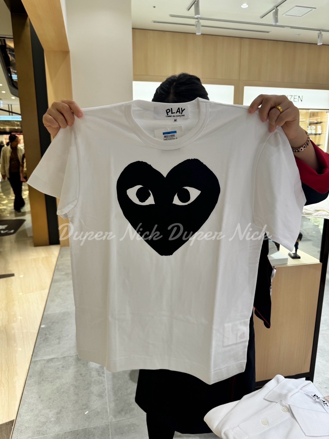 日本連線 川久保玲 超難入手 白底大黑心