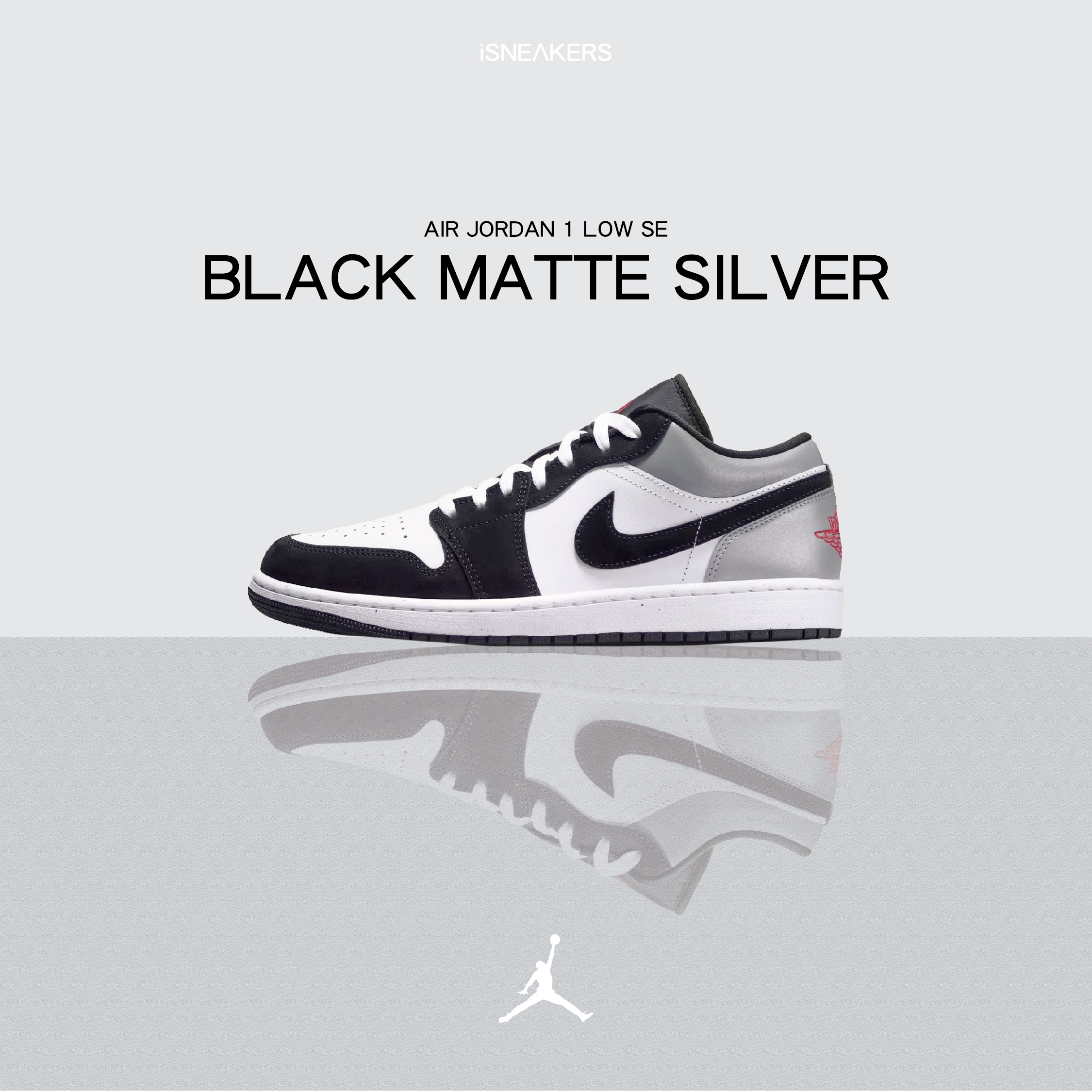 aj1 black silver