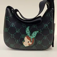 [S] YSW H0XBG08BKXXRAF LIA RABBIT BELL HOBO BAG,BLACK, 8809190123375 [FINAL SALE] (SYW314)