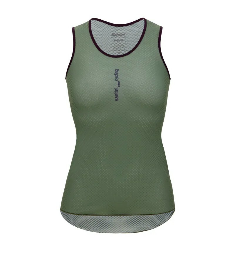 【Santini】LIEVE 微量 女性無袖內衣-綠