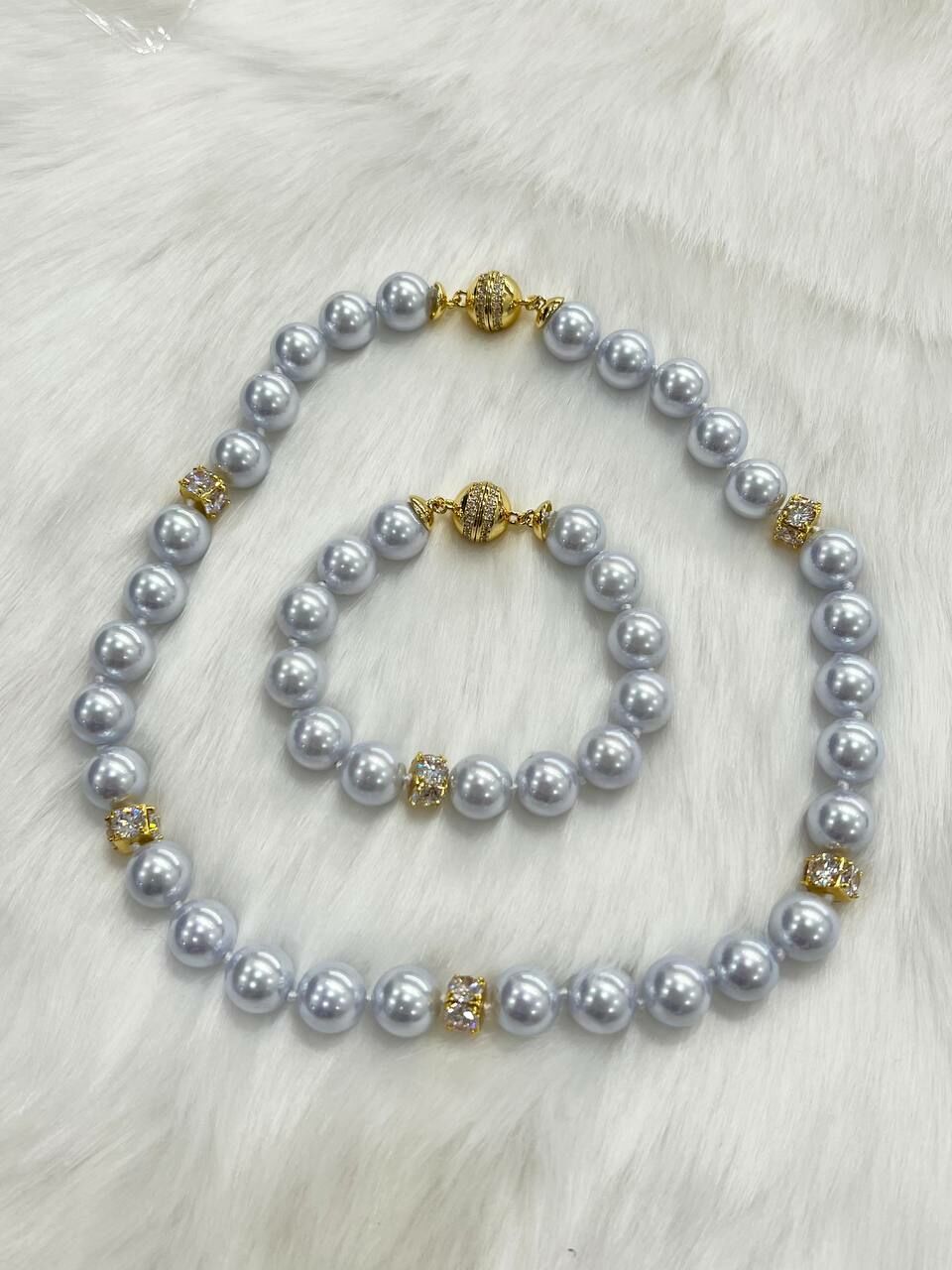 [S] GEMZ & CO NCJS SPAIN PEARLS JEWELLERY/LIGHT LAVENDER , Z126 (Z126)
