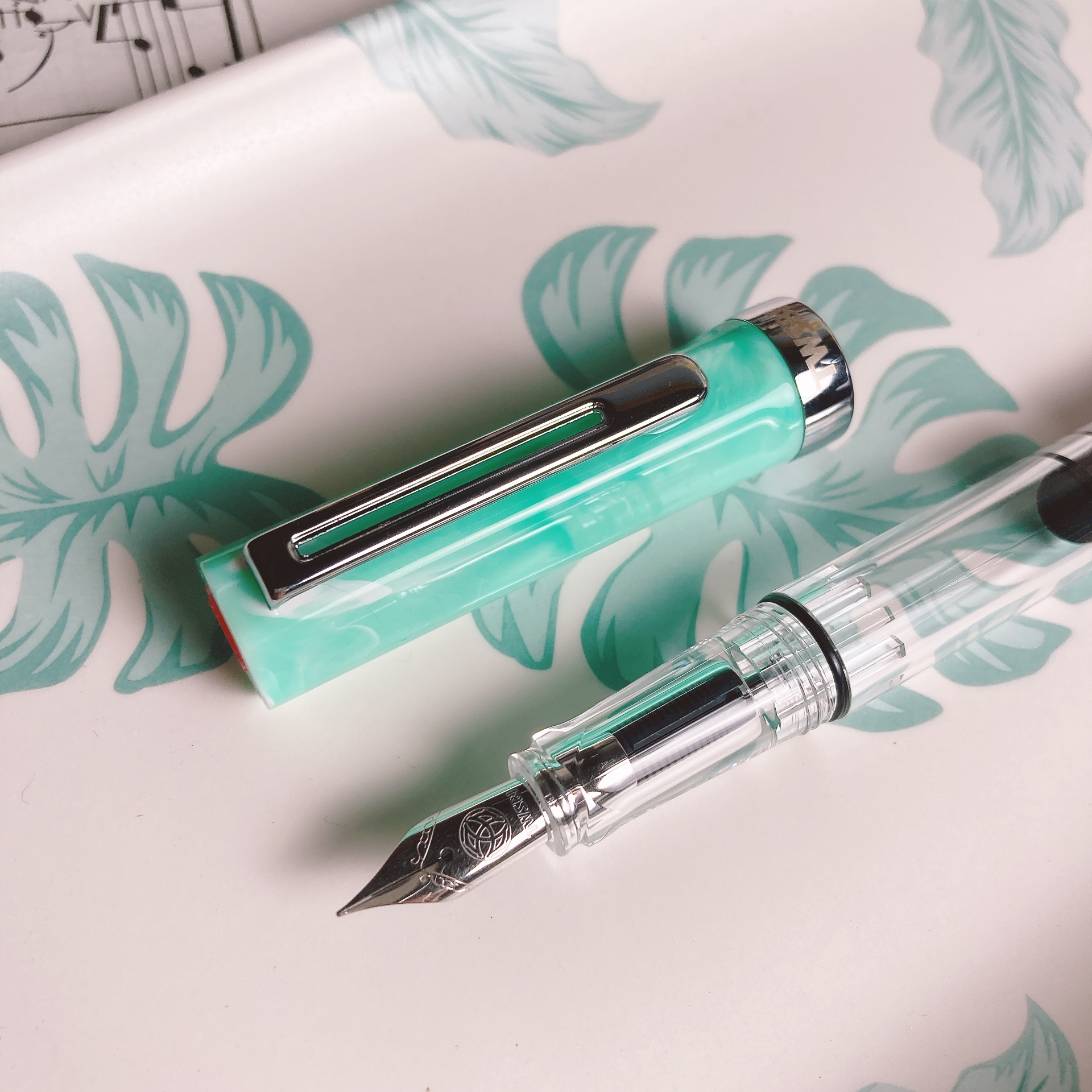 三文堂 TWSBI｜ECO 活塞鋼筆（天河石綠）