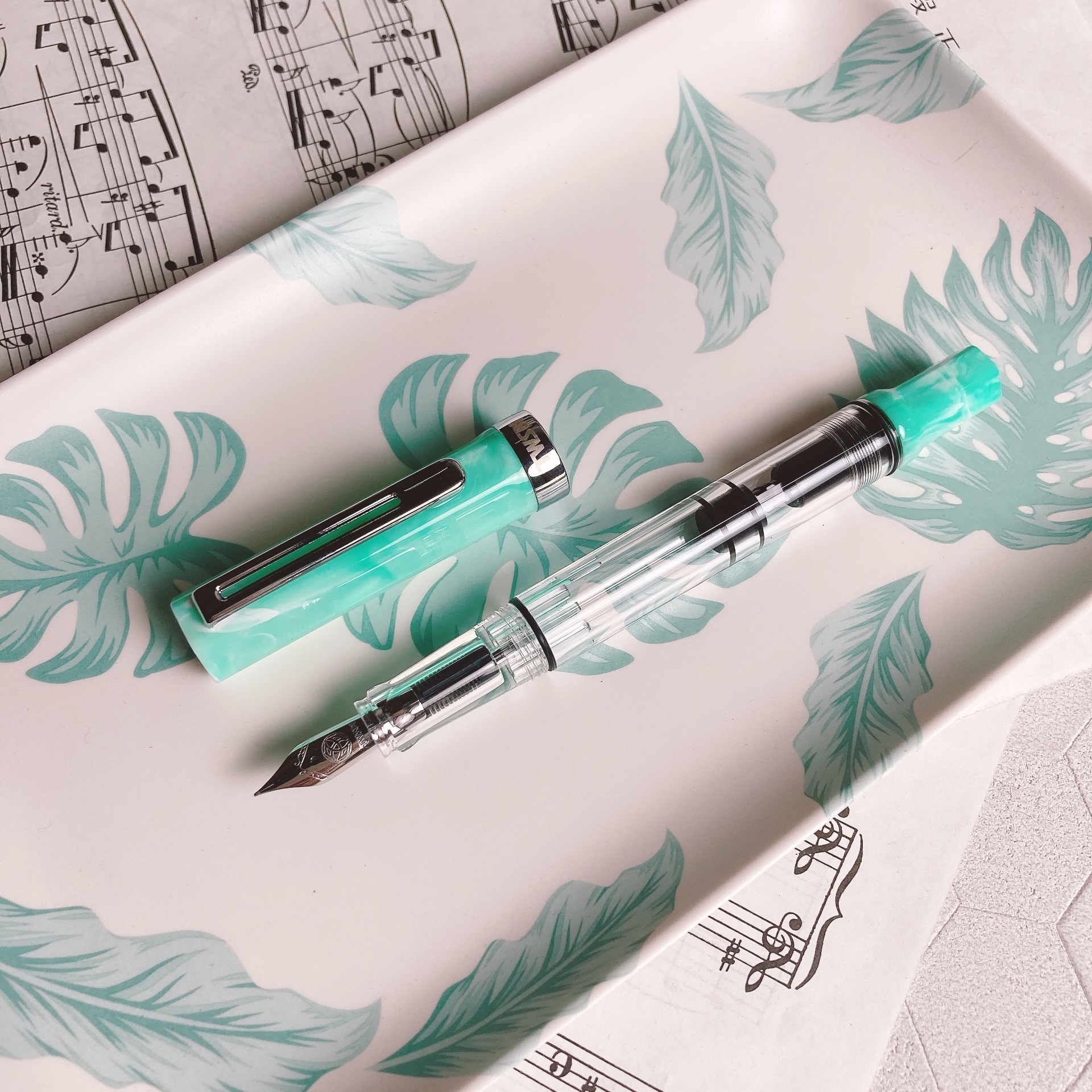 三文堂 TWSBI｜ECO 活塞鋼筆（天河石綠）