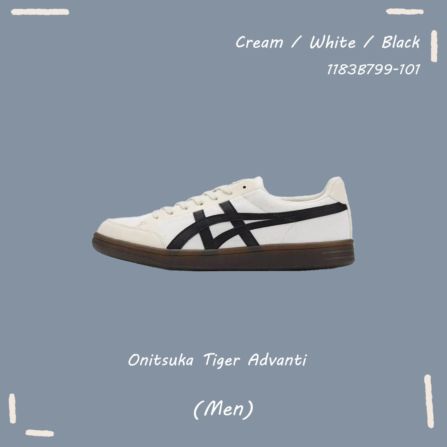 【OWN】Onitsuka Tiger 鬼塚虎 德訓鞋 帆布 平底 休閒 不分男女 白米 1183B799-101