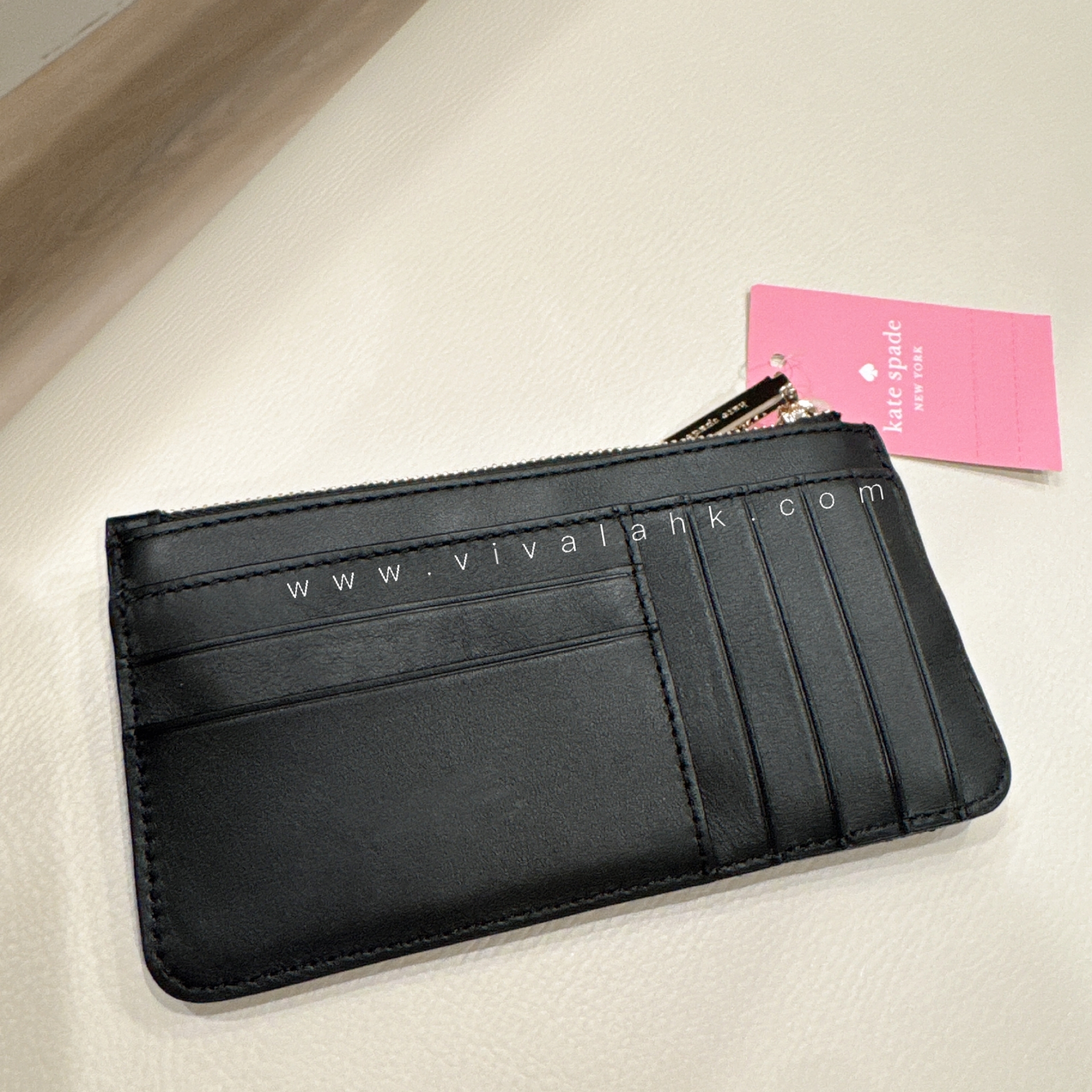 Kate Spade - Natalia 薄身拉鍊長卡包 (WLRU6343)