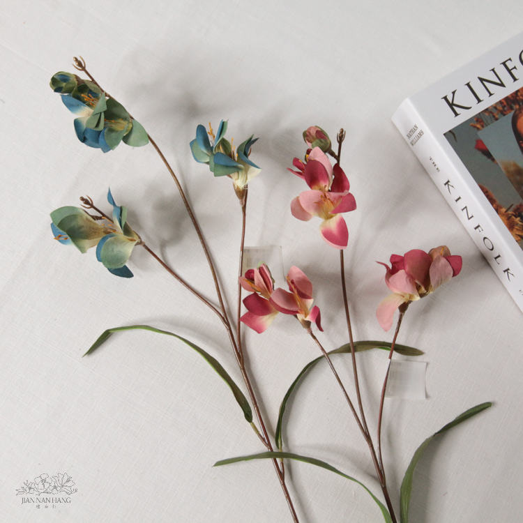 人造花 五彩素心蘭(小蒼蘭) 2色