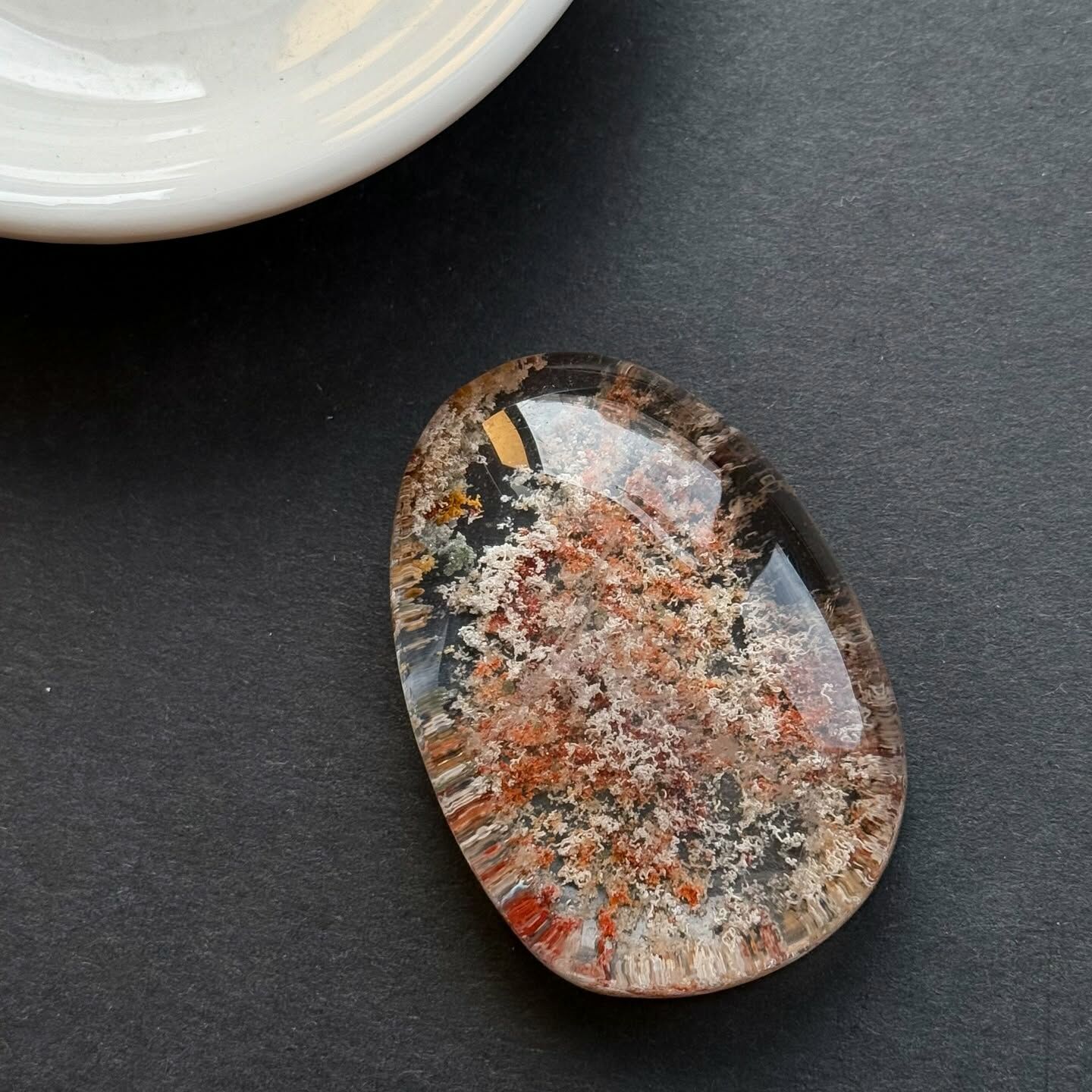 [原石] 高品 花園幽靈水晶 收藏級