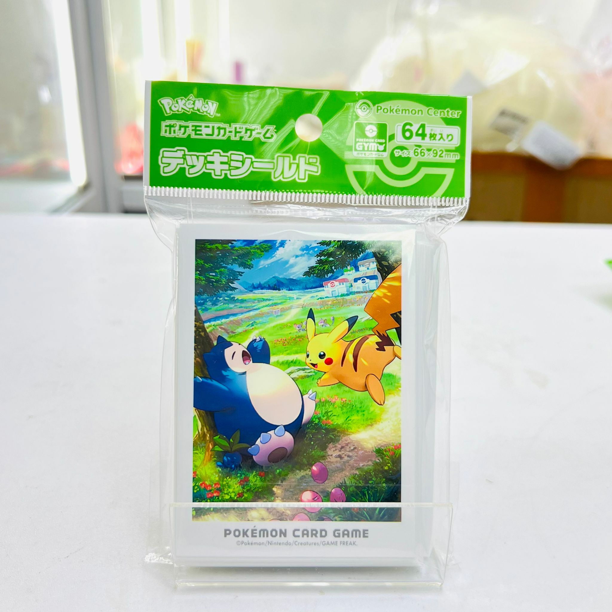 Pokemon Card Sleeves  (65 Sleeves)-Pikachu & Snorlax