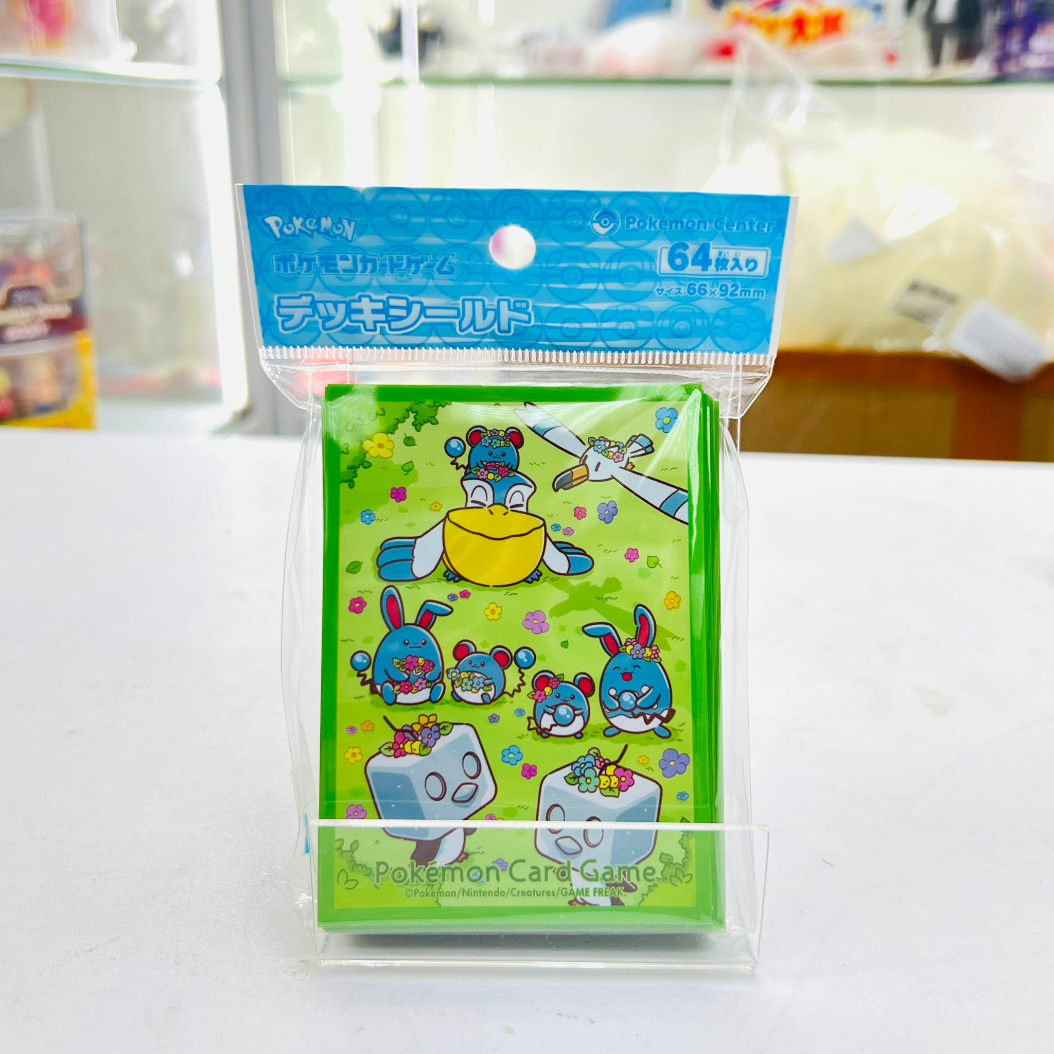 Pokemon Card Sleeves  (65 Sleeves)- Flower Crown and Marill