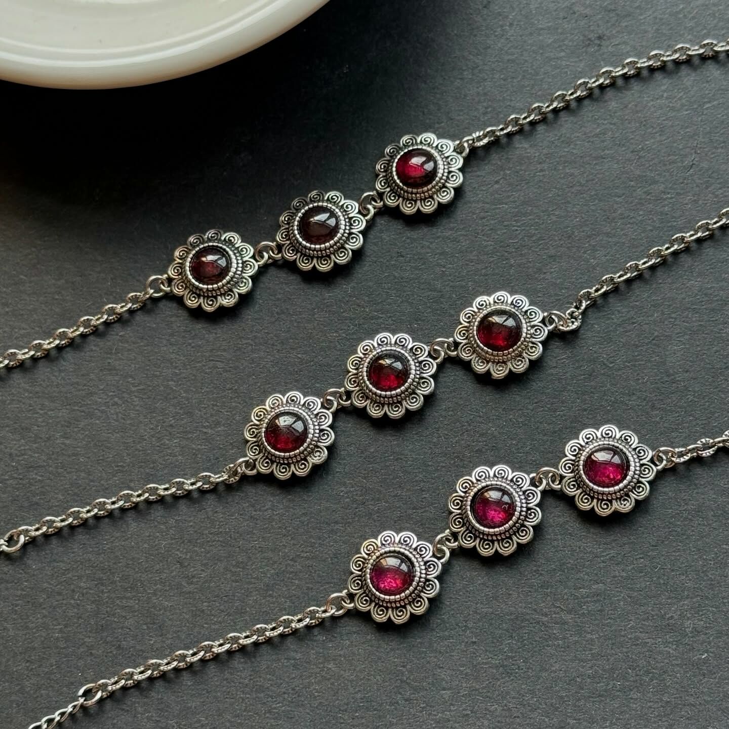 [原石] 石榴石 水晶手鏈