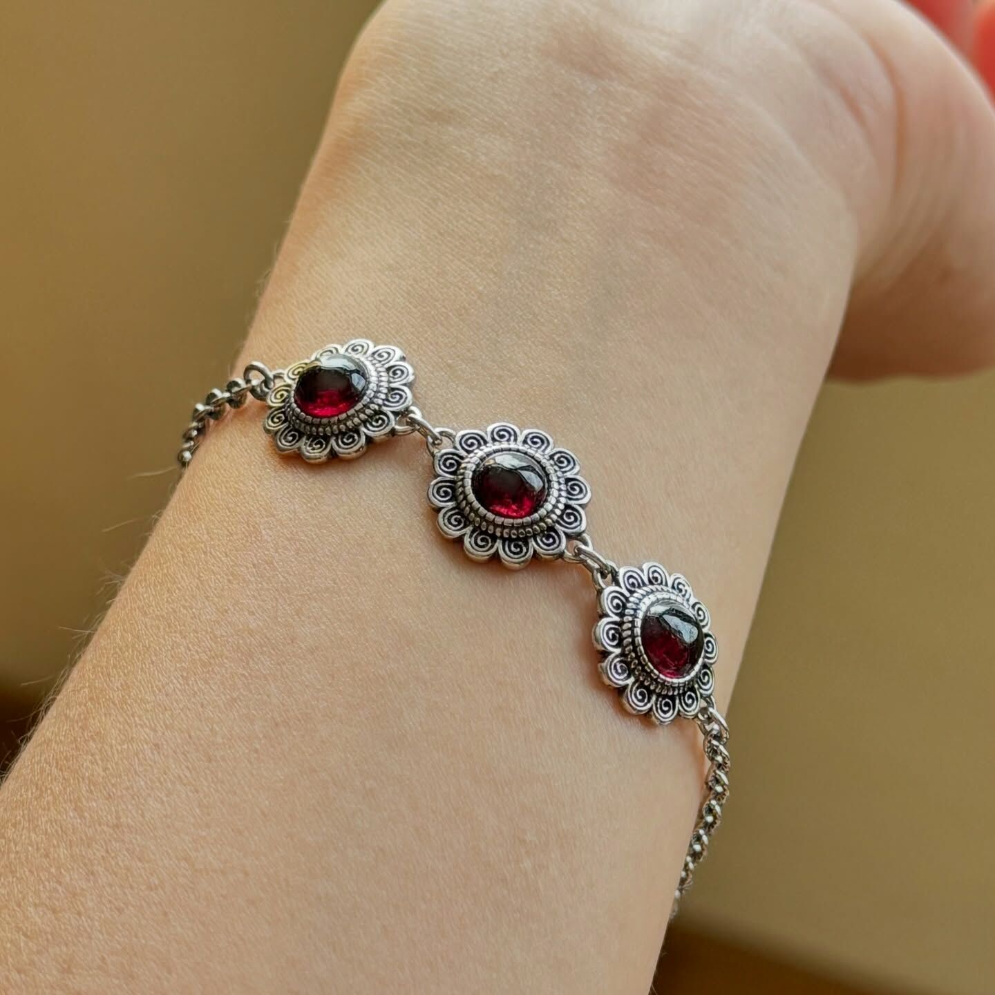 [原石] 石榴石 水晶手鏈