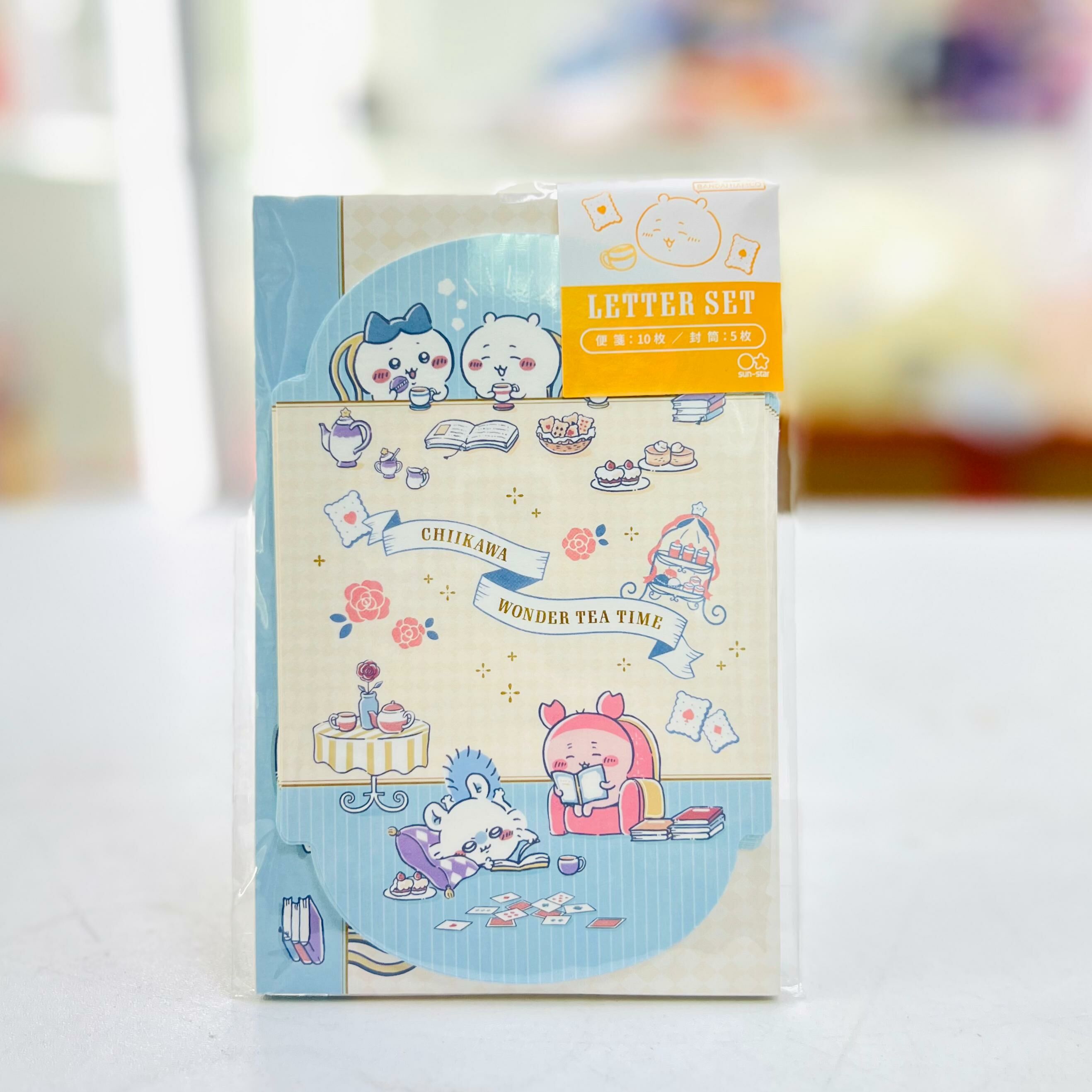 Chiikawa Die Cut Letter Set (Tea Time)