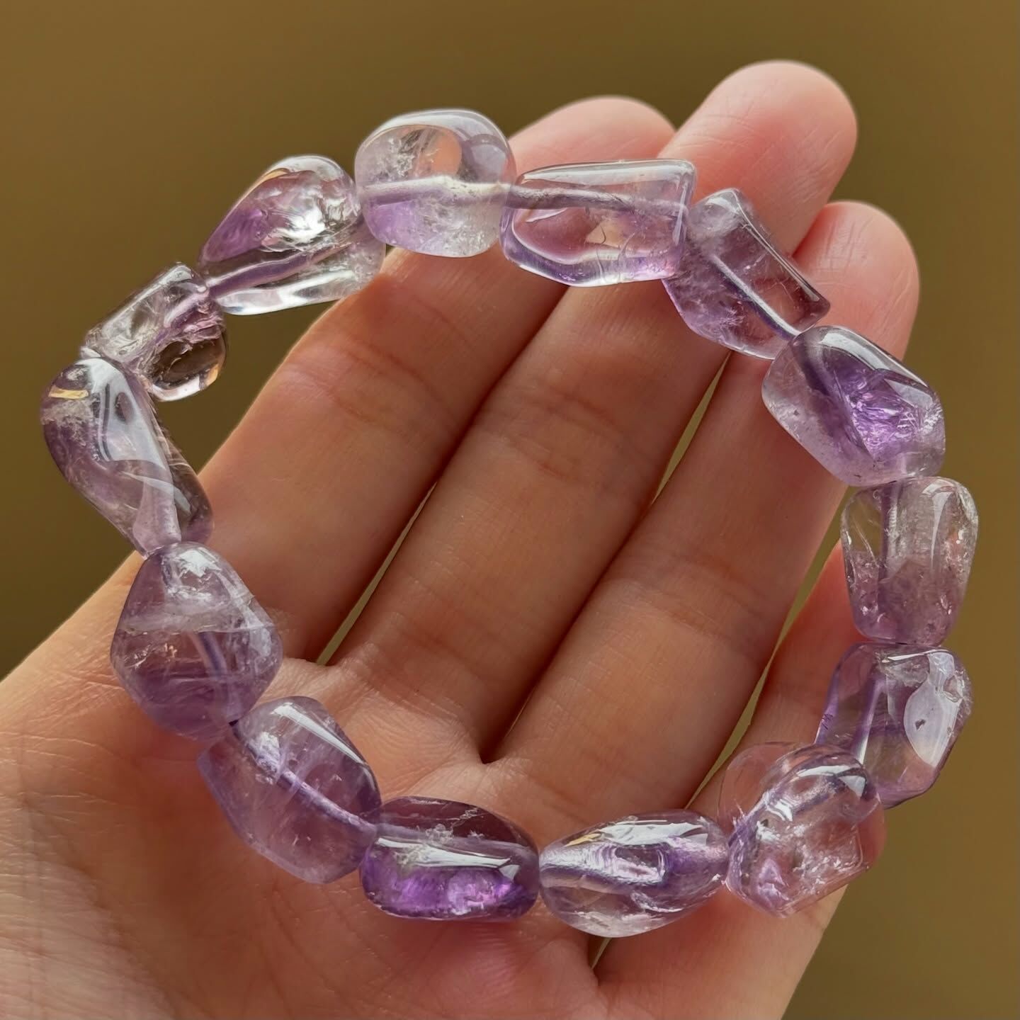 [原石] 紫水晶 水晶手串 紫色水晶手串 水晶手鏈