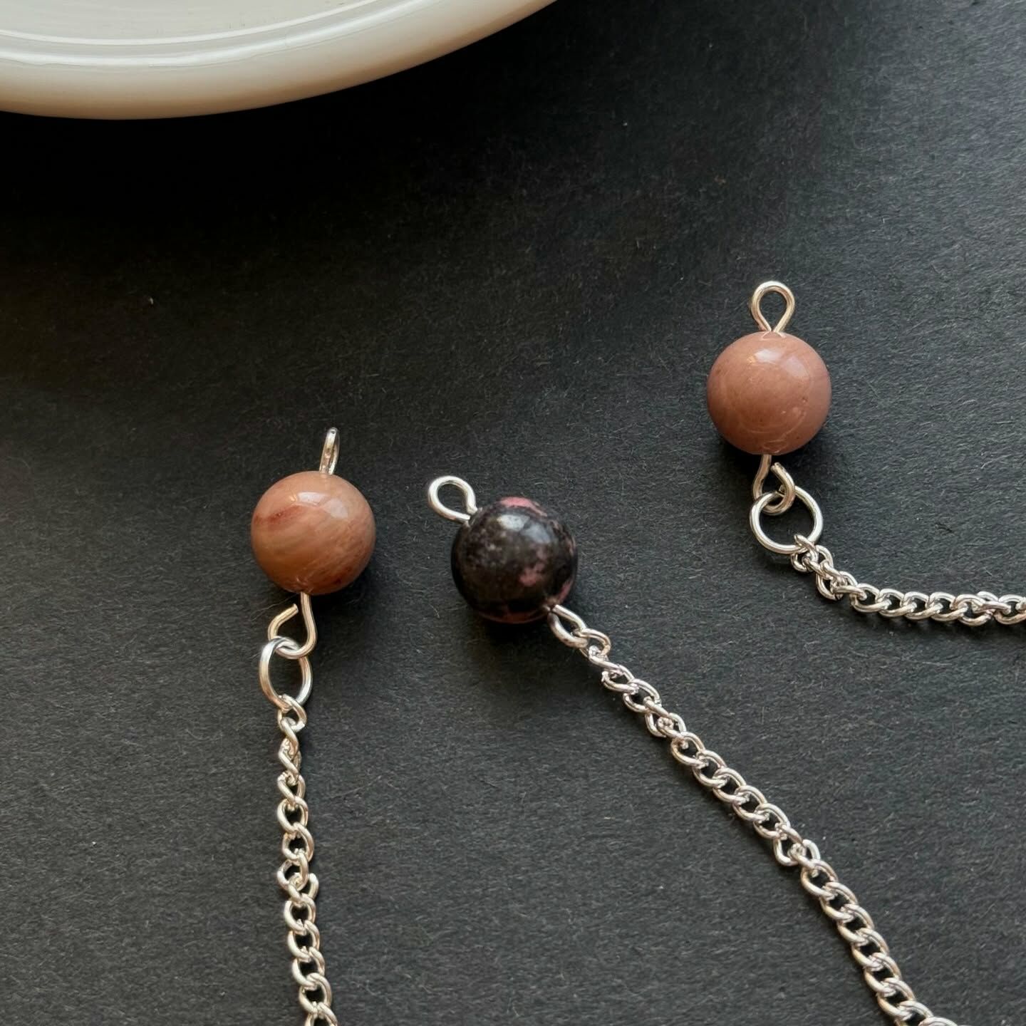 [原石] 薔薇輝石 水晶靈擺