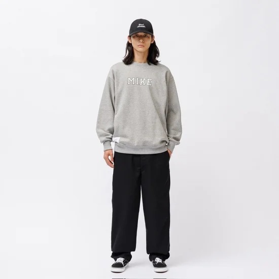 WTAPS ACADEMY / SWEATER / COTTON - ASH GREY PRE ORDER ITEM (預訂中)