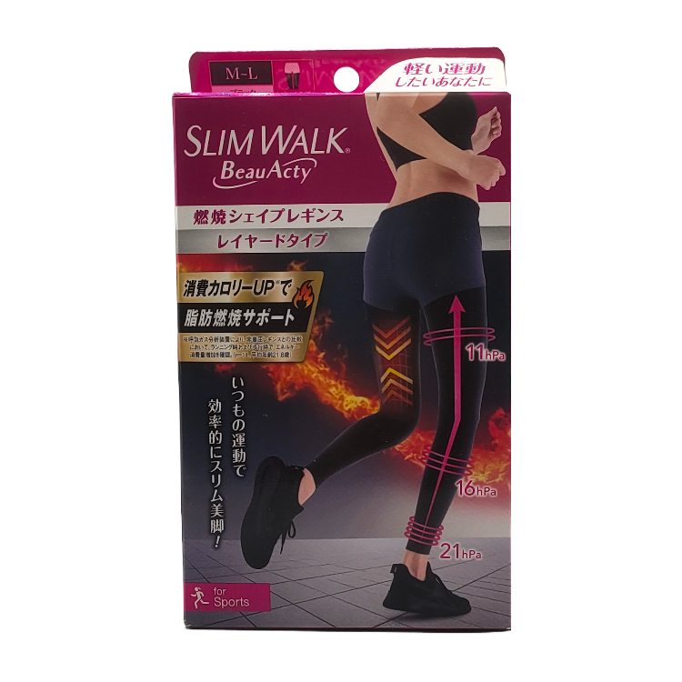 Slim Walk Beau-Acty Burning Shapev纖美燃燒腿脂 壓力襪-日本制