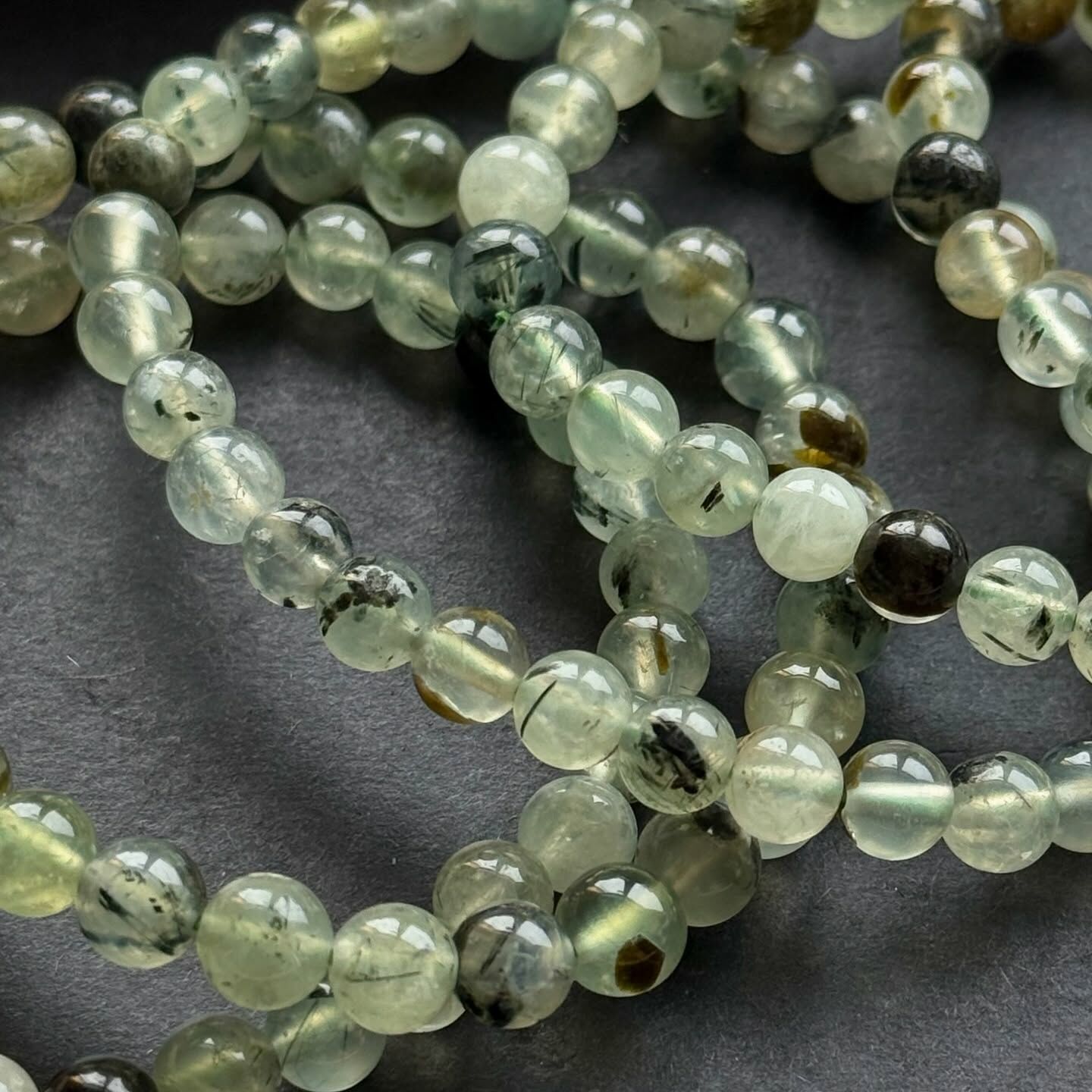 [原石] 葡萄石 水晶手串