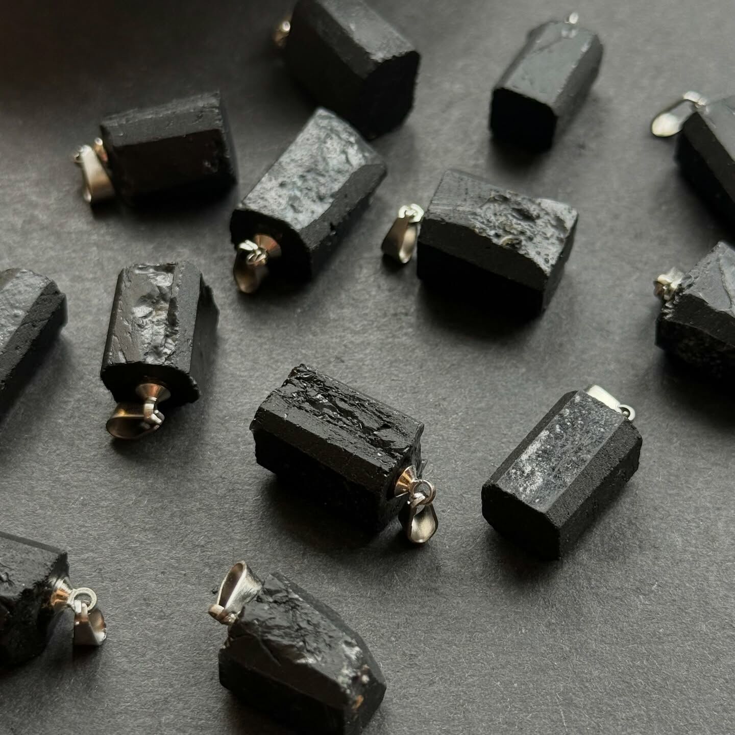 [原石] 黑碧璽 項鍊吊墜