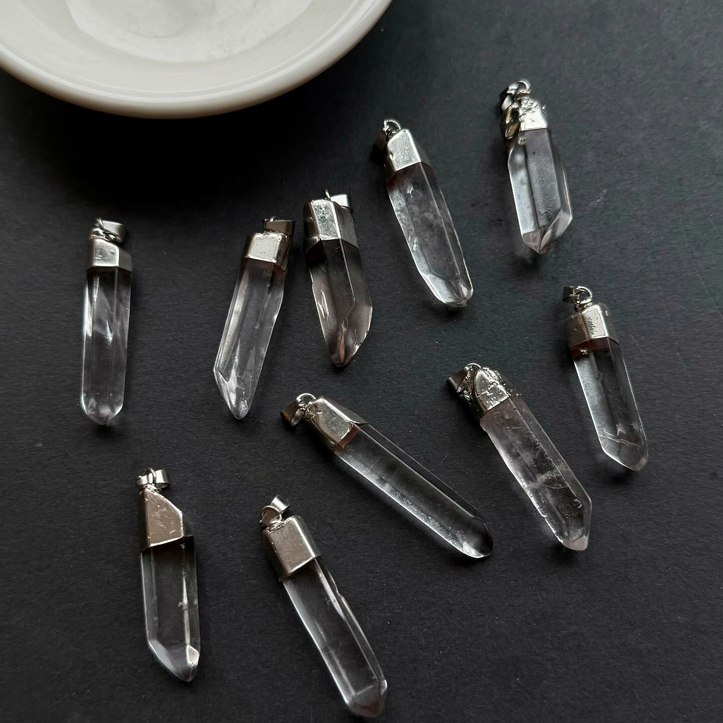 [原石] 白水晶 項鍊吊墜