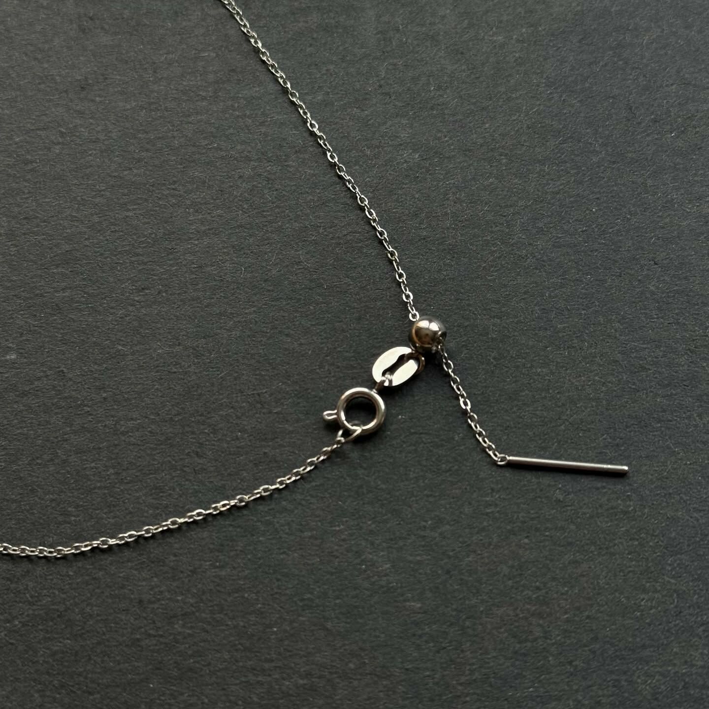 [原石] 水晶串珠項鍊（無附串珠）鈦鋼材質