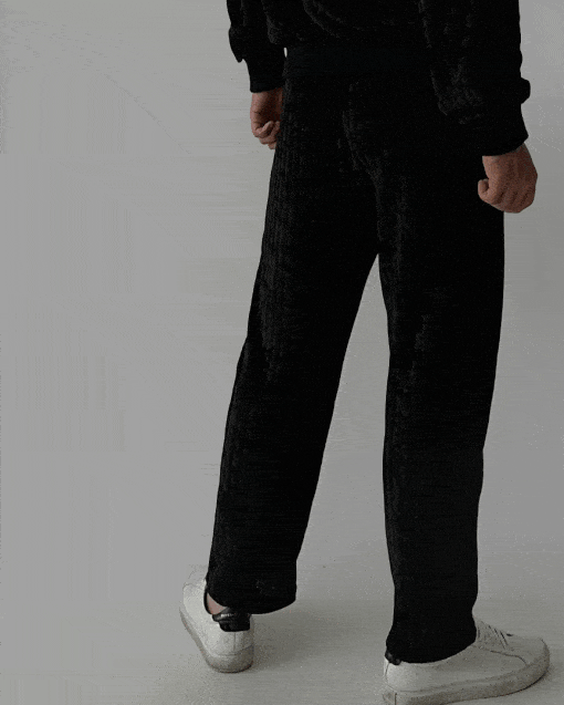 (韓國獨家特價)絲絨休閒運動褲