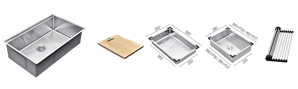 Innova 68XL 不鏽鋼 多功能廚房鋅盤 星盆套裝