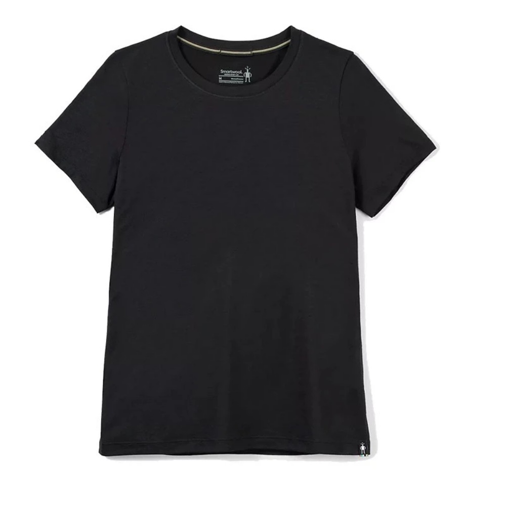 Smartwool 女 塗鴉短Tee 素面 美麗諾羊毛 SW016640001