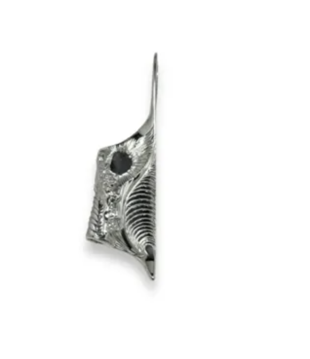 白頭浪 - 旭日 Pendant L Kai Engraved SV