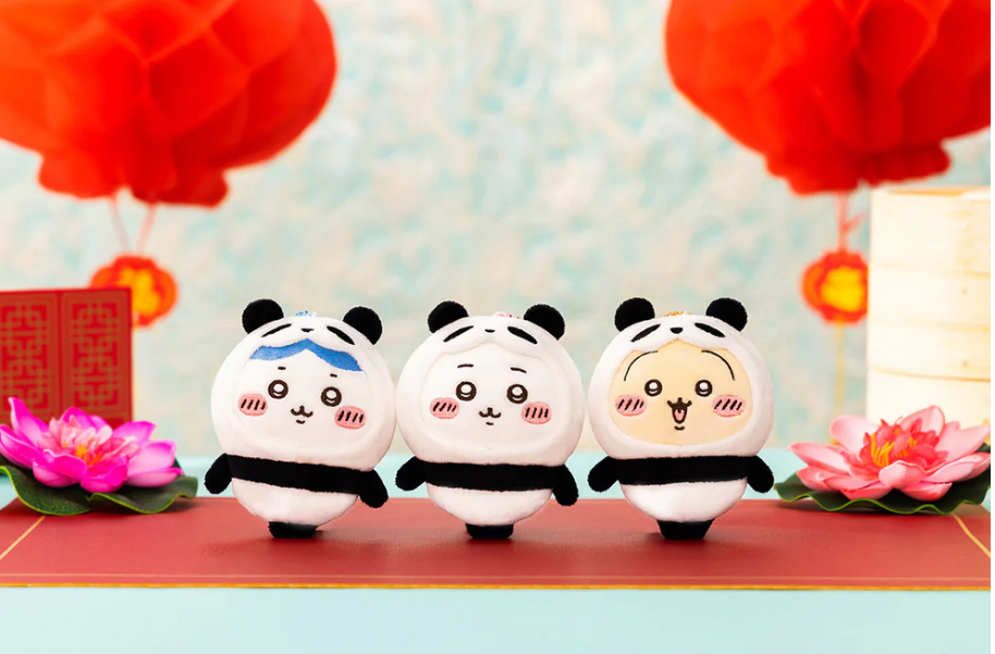 日本限定 吉伊卡哇 熊貓系列 吊飾 娃娃