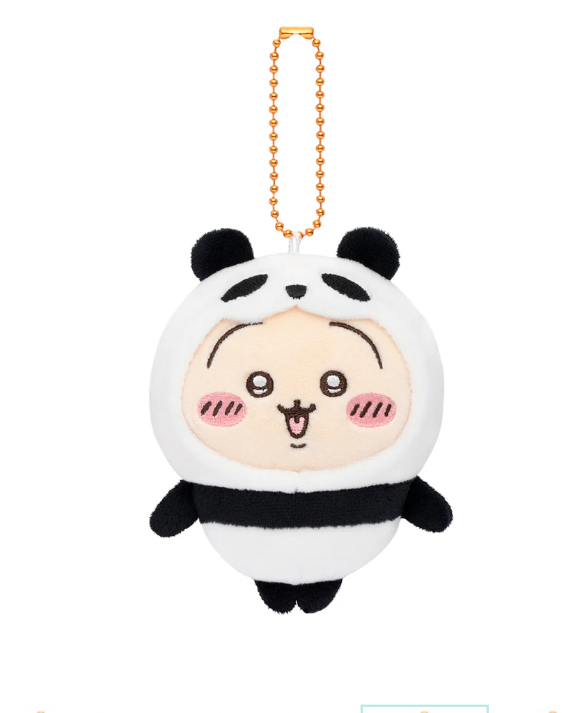 日本限定 吉伊卡哇 熊貓系列 吊飾 娃娃