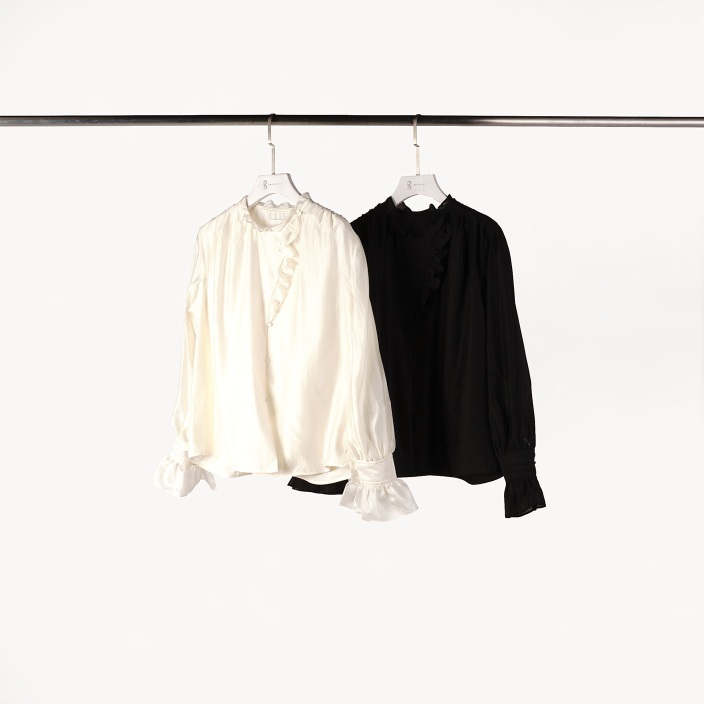 浪漫壓摺微透襯衫 | 2色