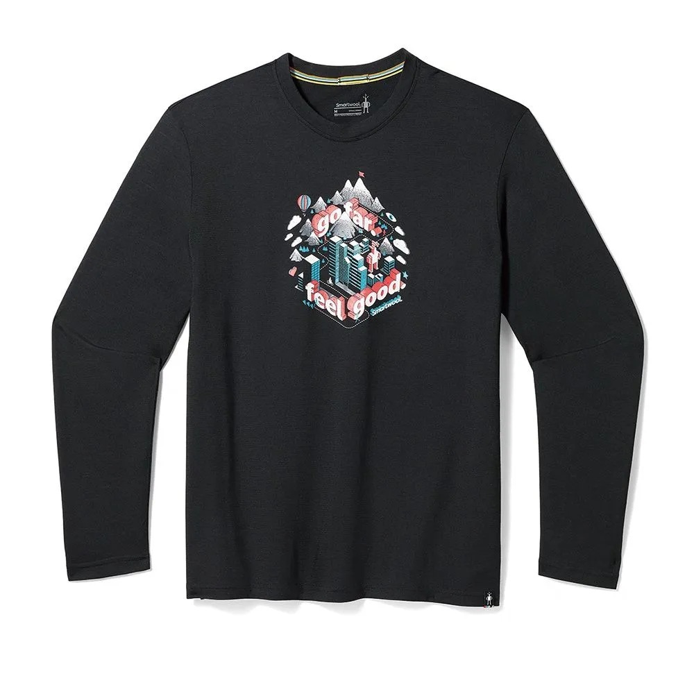 Smartwool Unisex 塗鴉長Tee Go Far Feel Good 丹佛 SW017154001