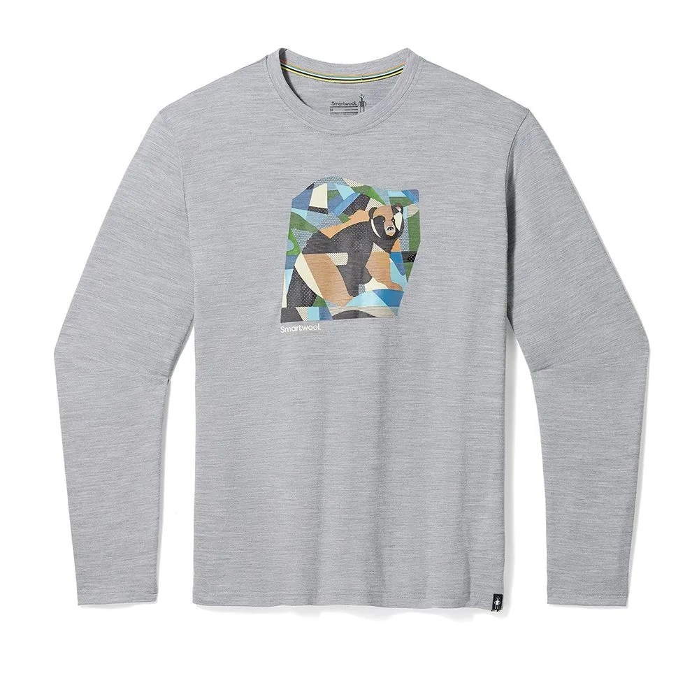Smartwool Unisex 塗鴉長Tee 熊熊剪影 SW017155