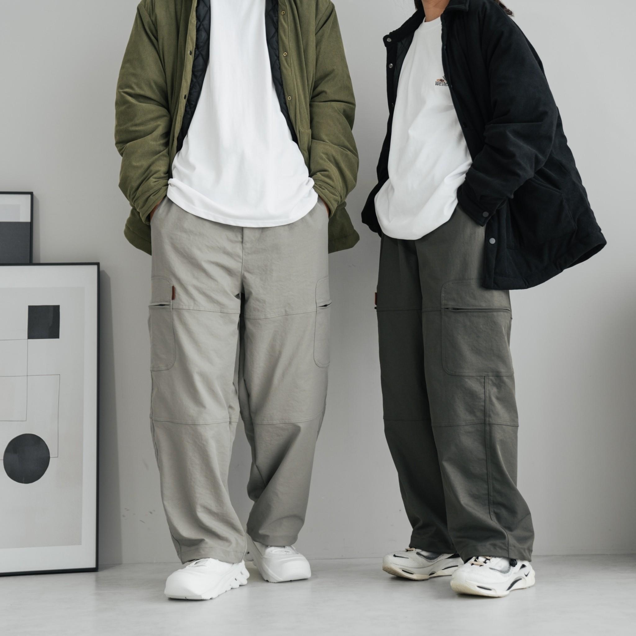 SBG 寬鬆簡約立體剪裁長褲 SB7252