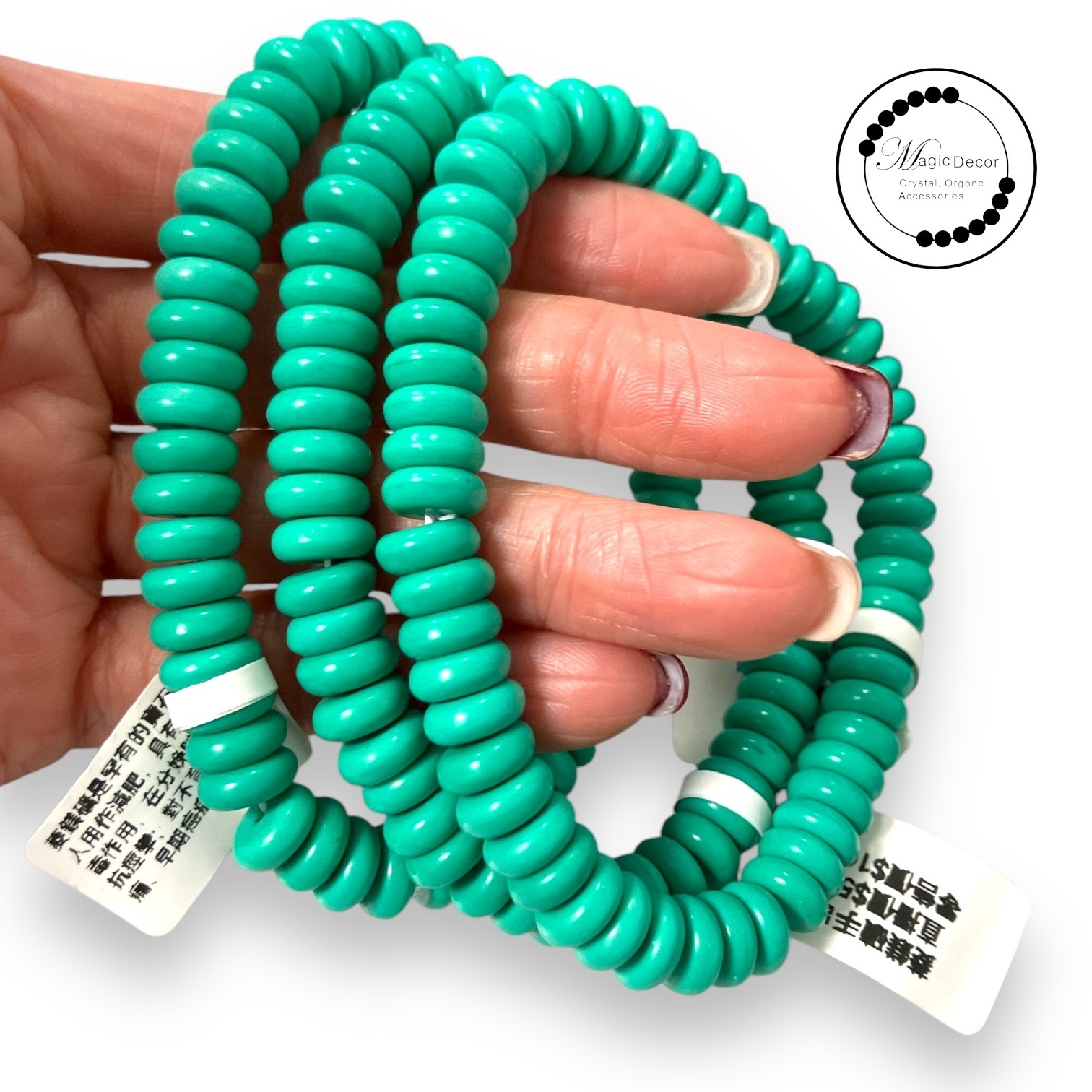 250809 - C16 菱鎂礦算盤珠手串