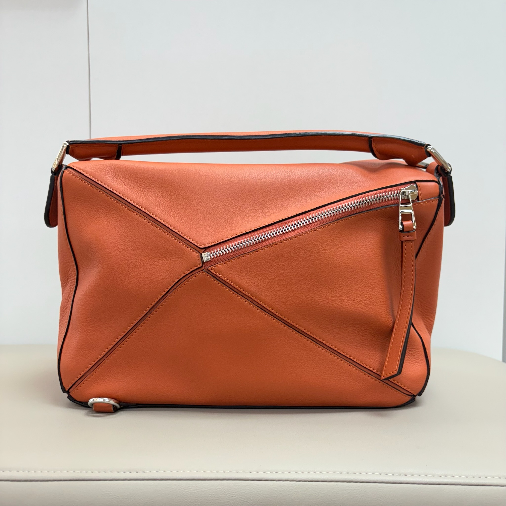 Loewe Puzzle Medium Bag - Orange / Shw
