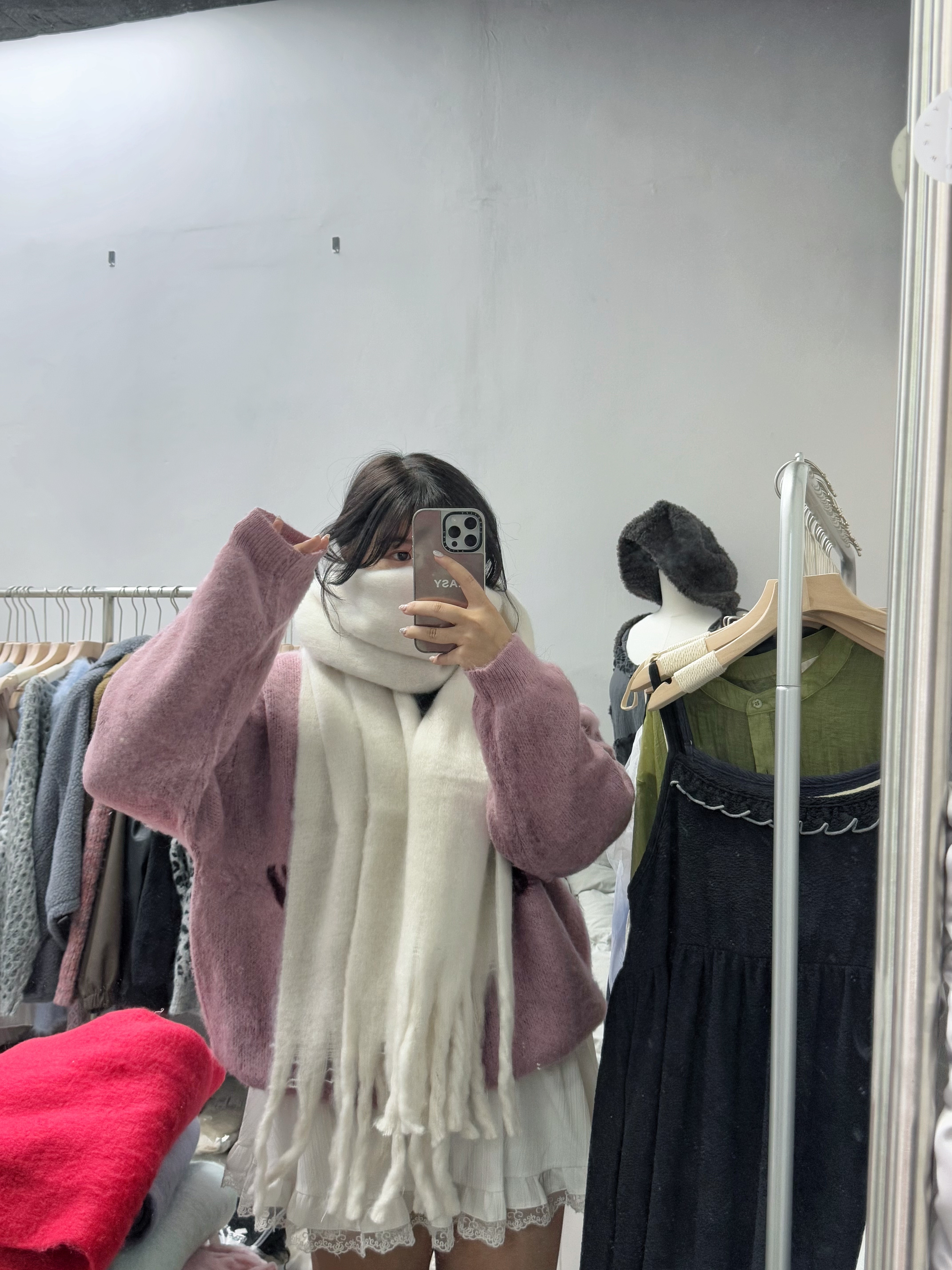 自留款！Karina同款軟軟頸巾 八色入