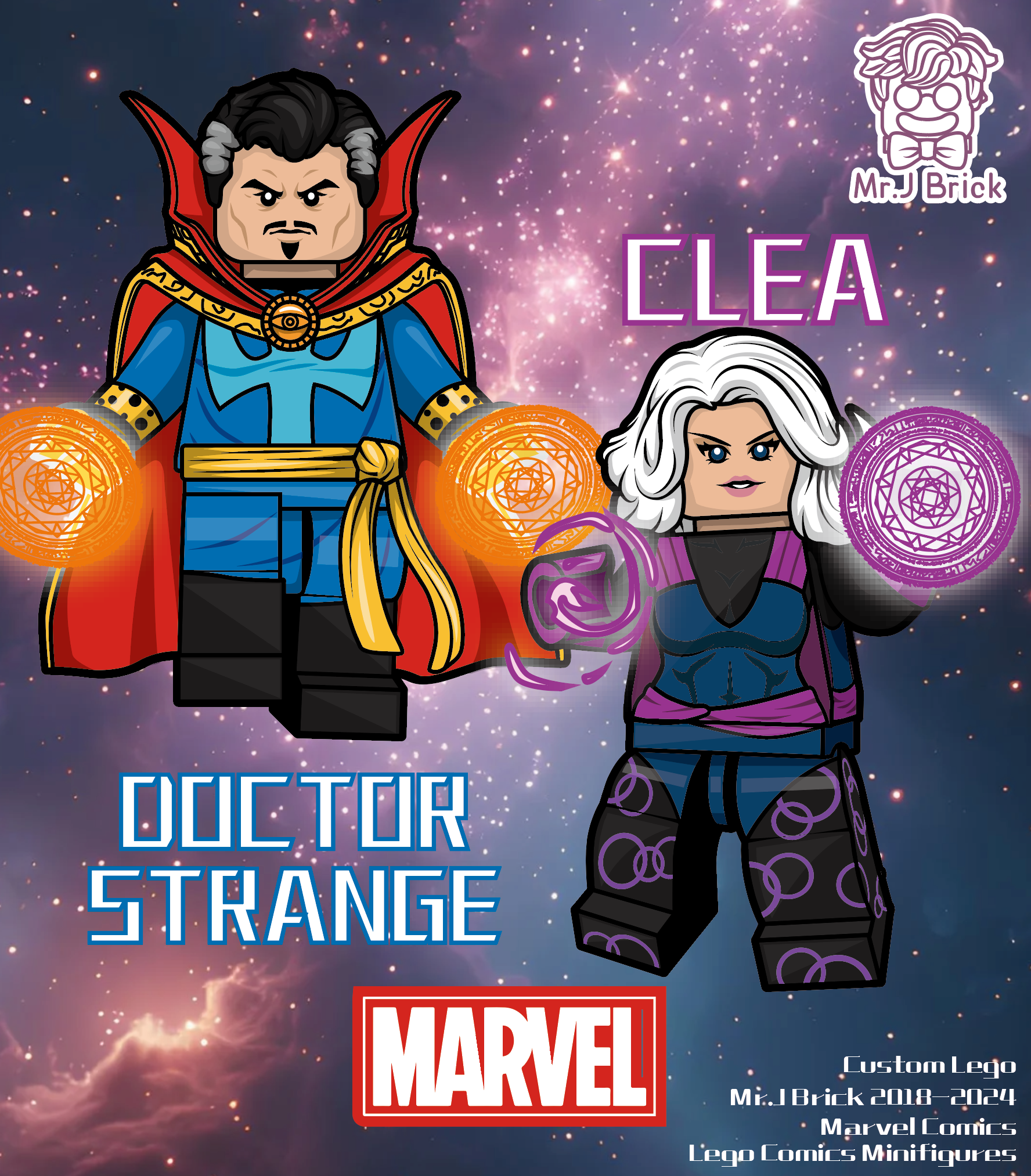 [MrJ][Preorder] Doctor Strange & Clea [PADprinted]