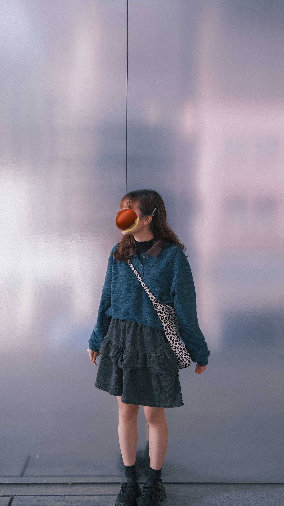 燈芯絨蛋糕短裙