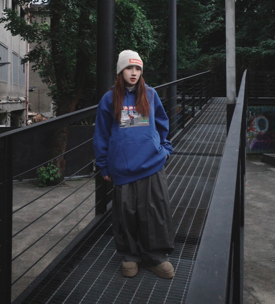 Supreme®/Thrasher® Hooded Sweatshirt 滑板遊戲帽T 綠色/藍色