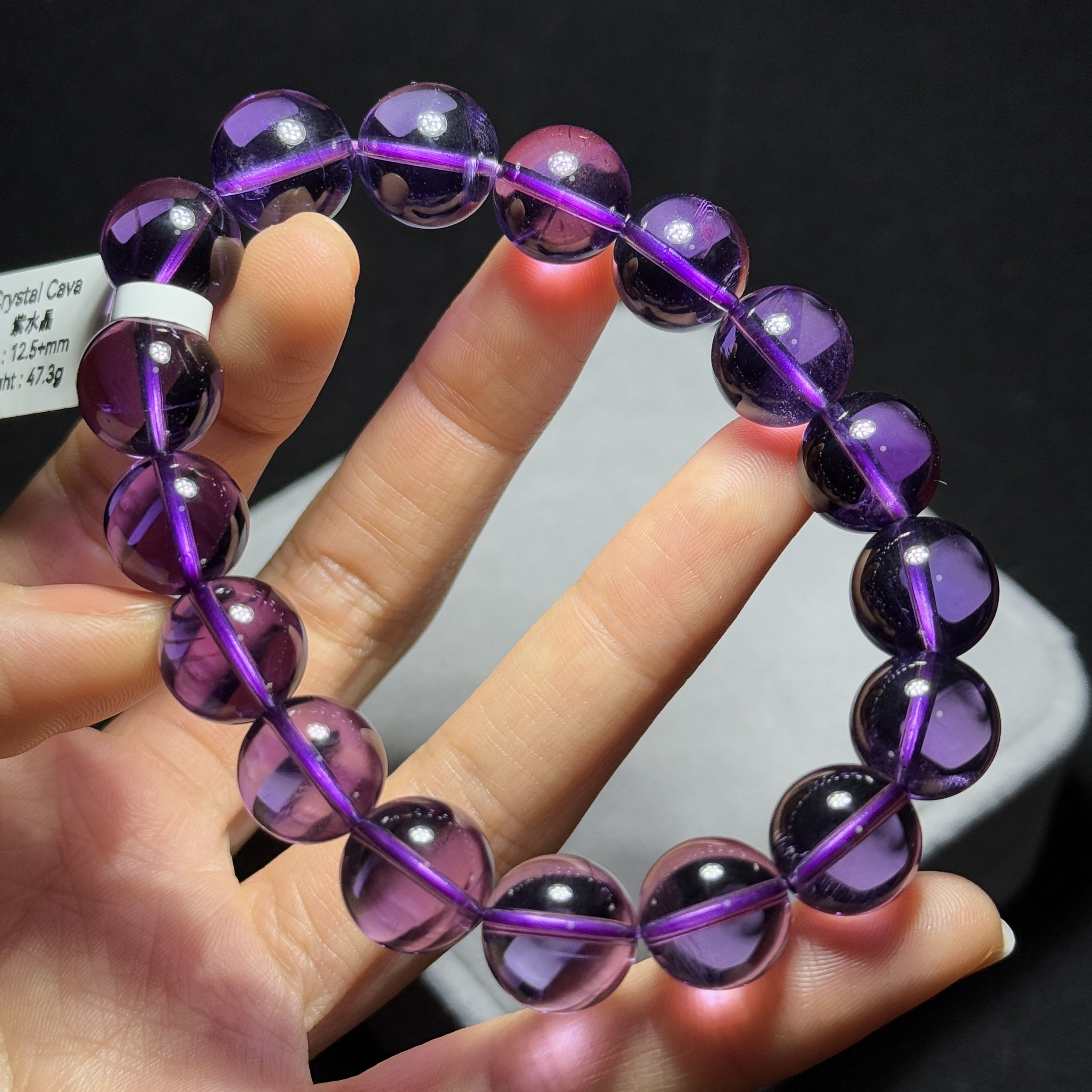 頂級紫水晶 12.5+mm A1850