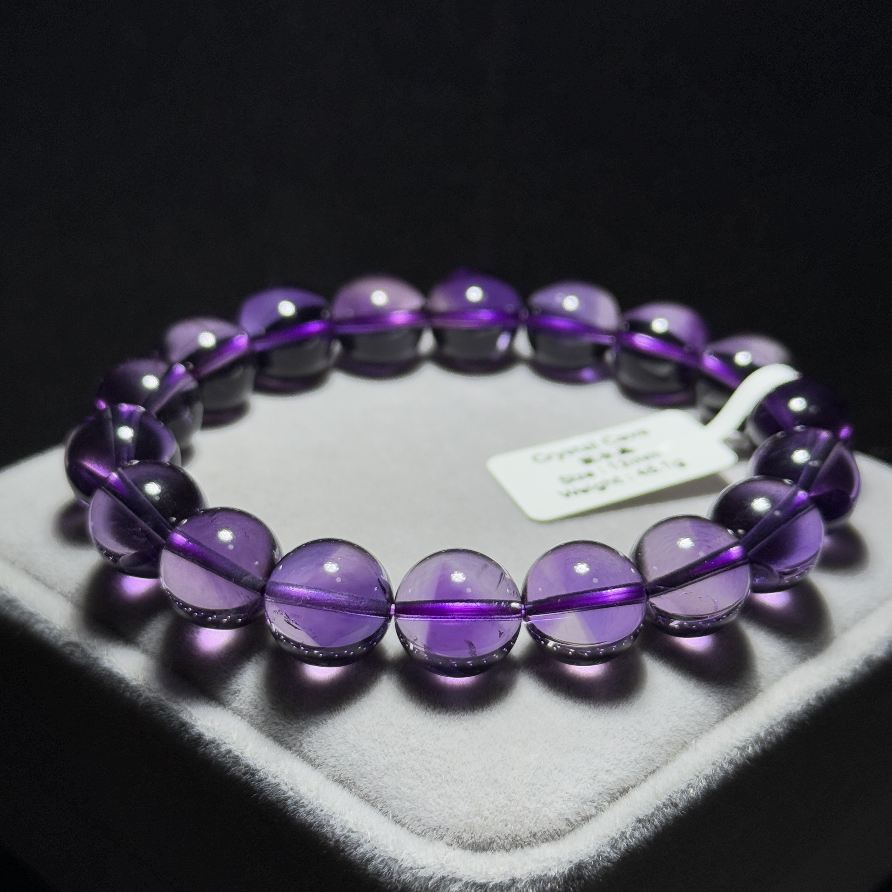 頂級紫水晶 12mm A1849