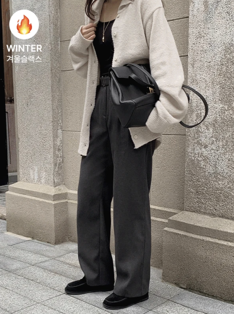 預訂｜SLOWAND #SLOWMADE Moment Belted Slacks (2 Color)