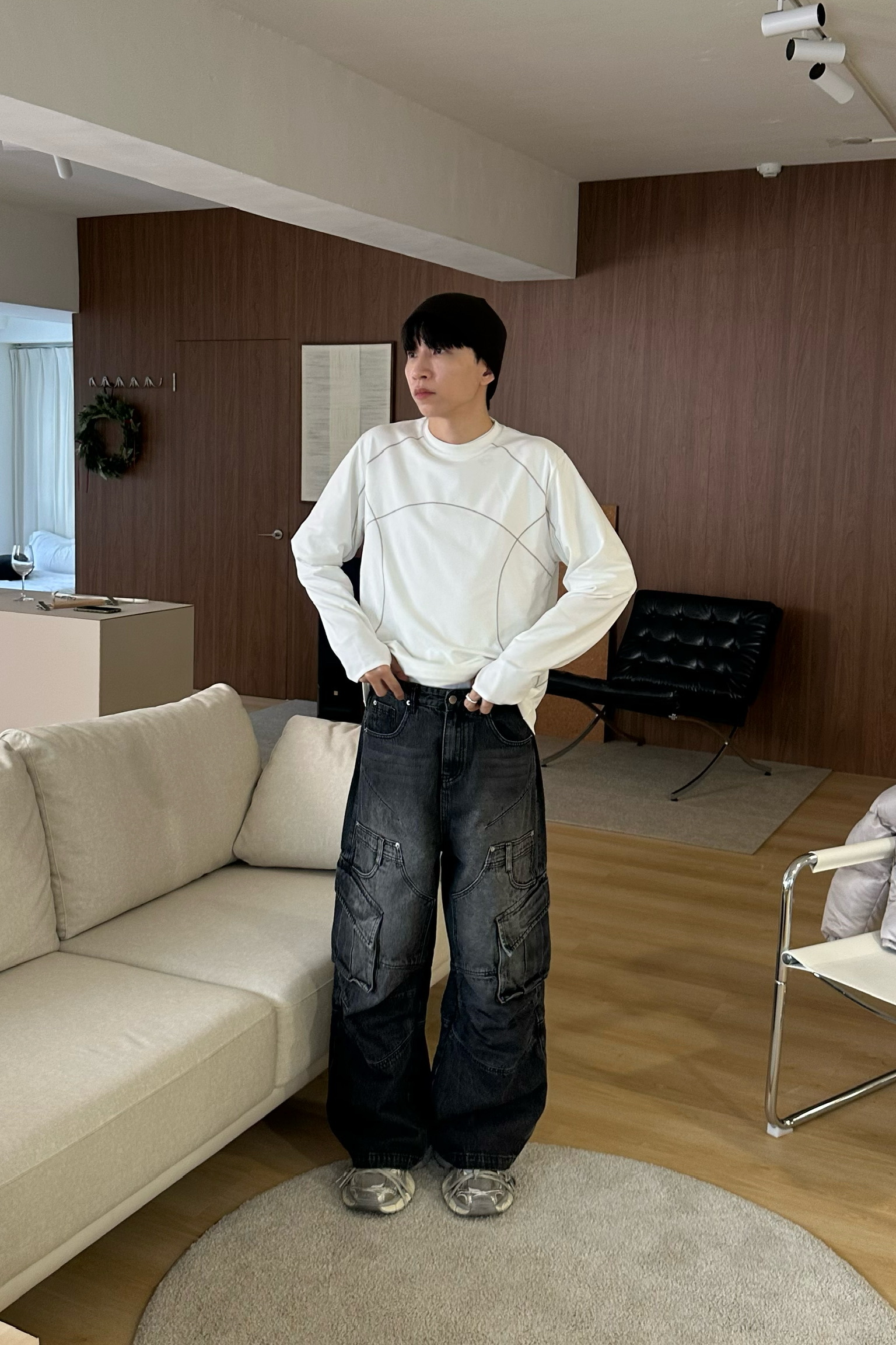 流線天然纖維T shirt