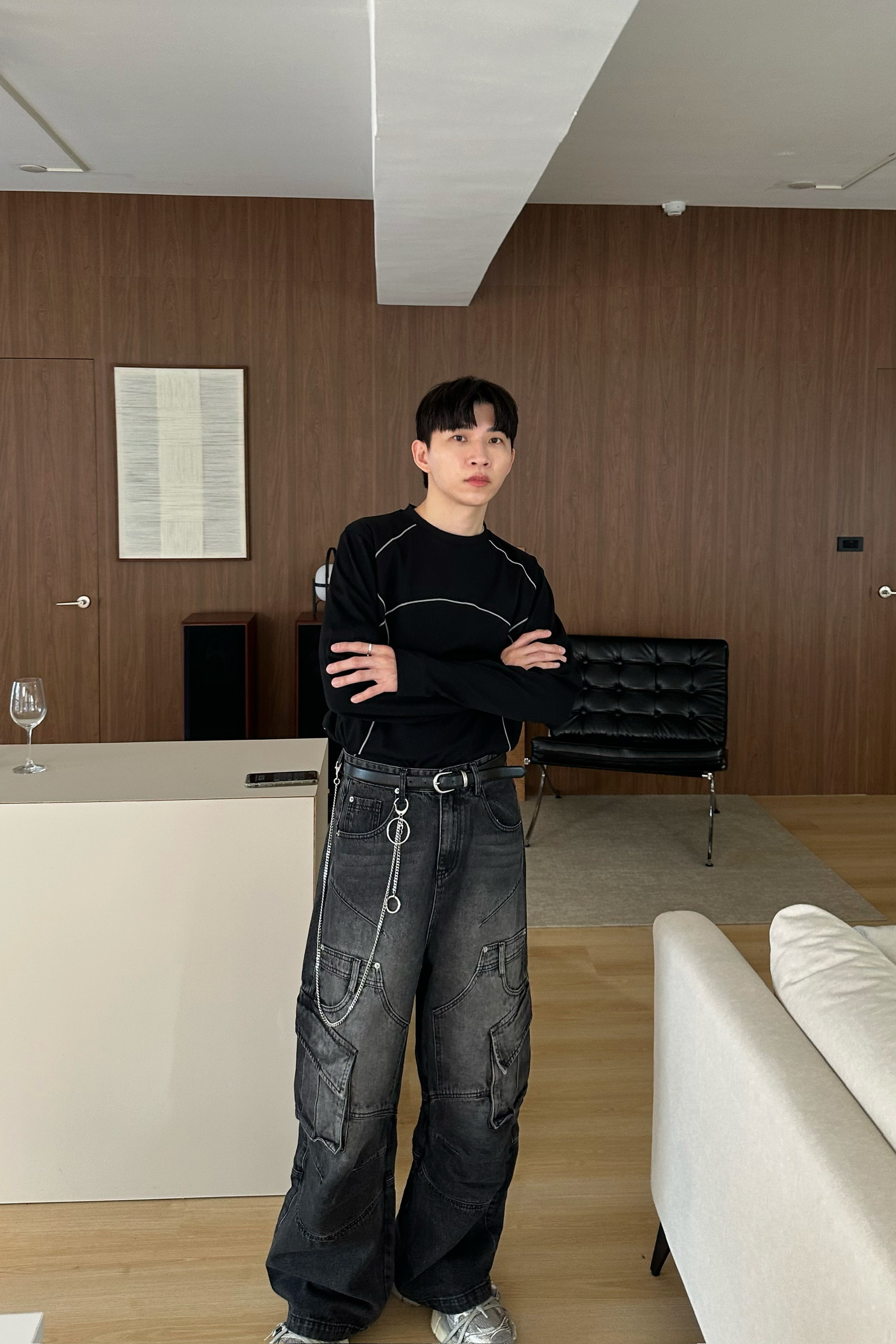 流線天然纖維T shirt